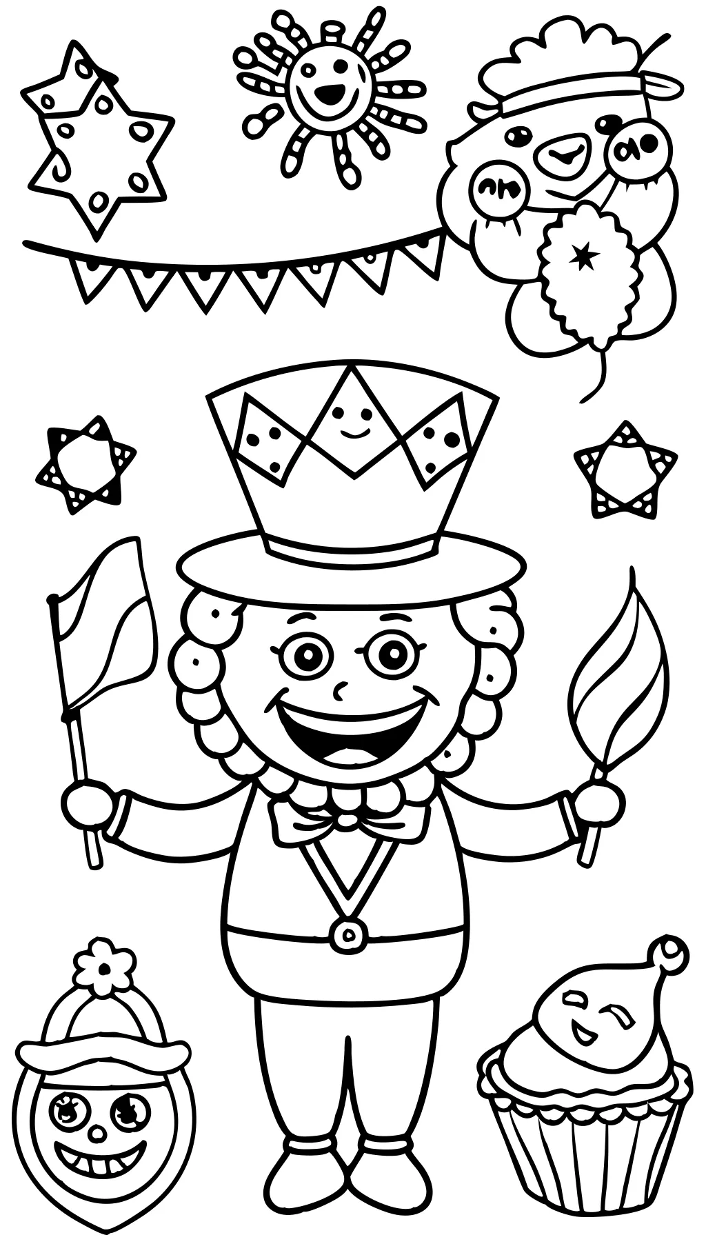 coloriage Pourim